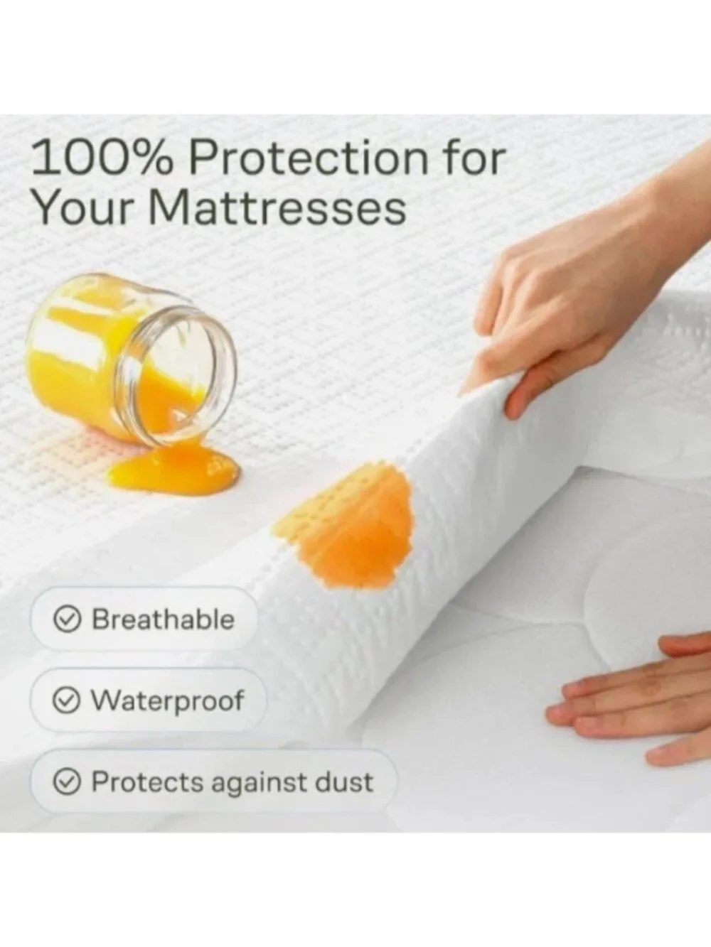 King Size Waterproof Bamboo Mattress Pad Topper Protector Niagara New